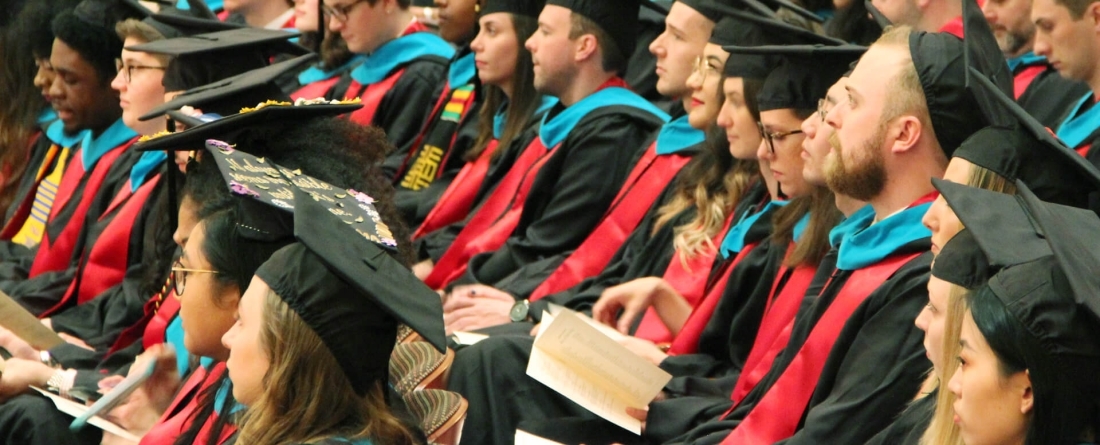 Graduates at Commencement