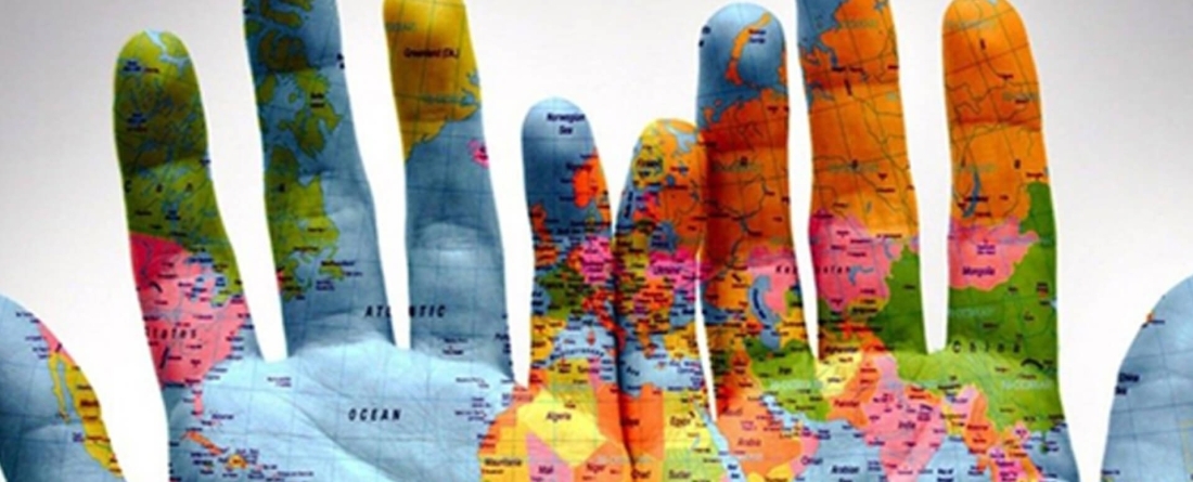 Map on hands