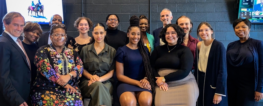 NAACP RISE Luncheon group photo with students