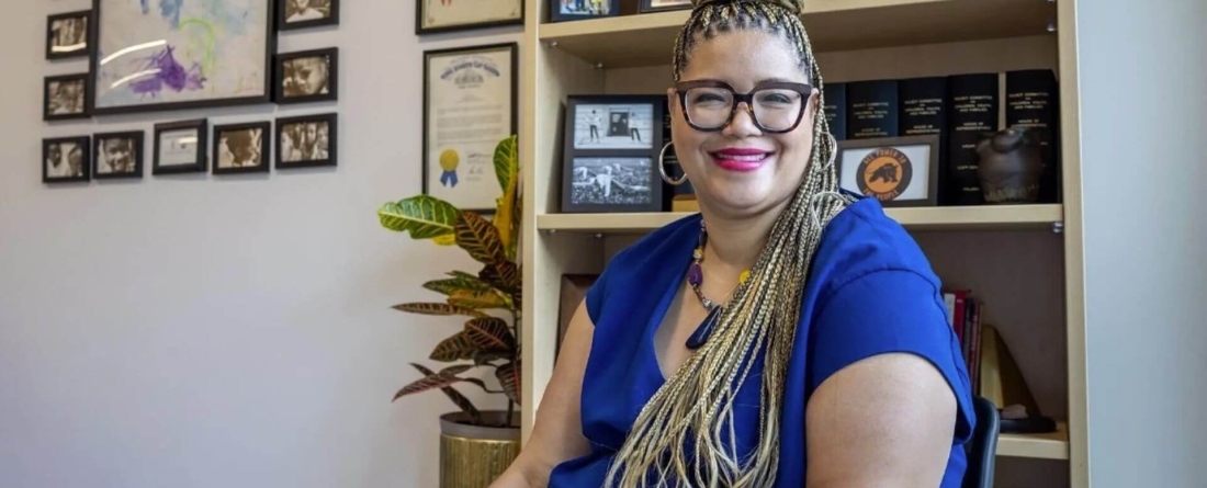 image of Brandi Slaughter in her office