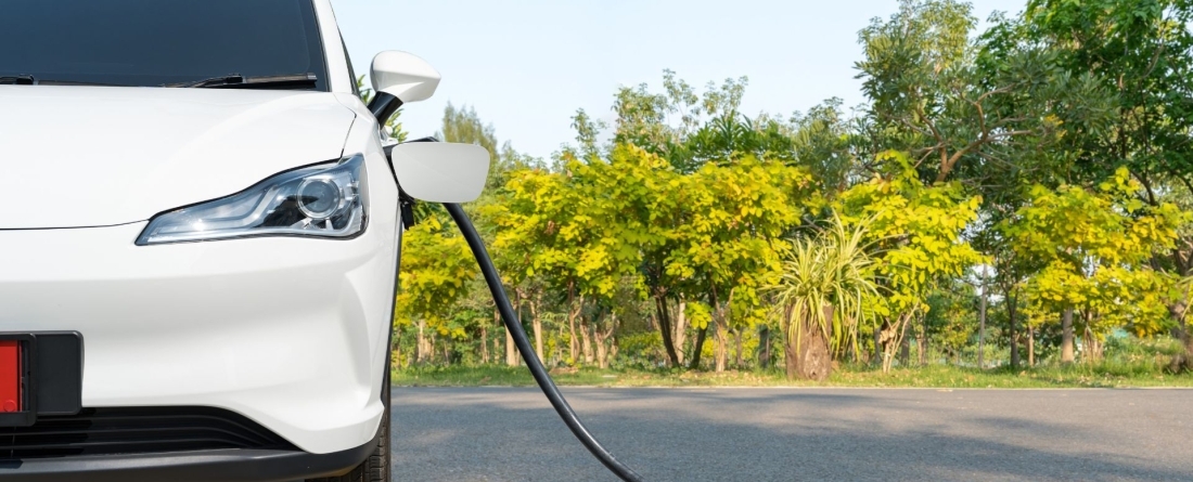 picture of electric vehicle in rural area