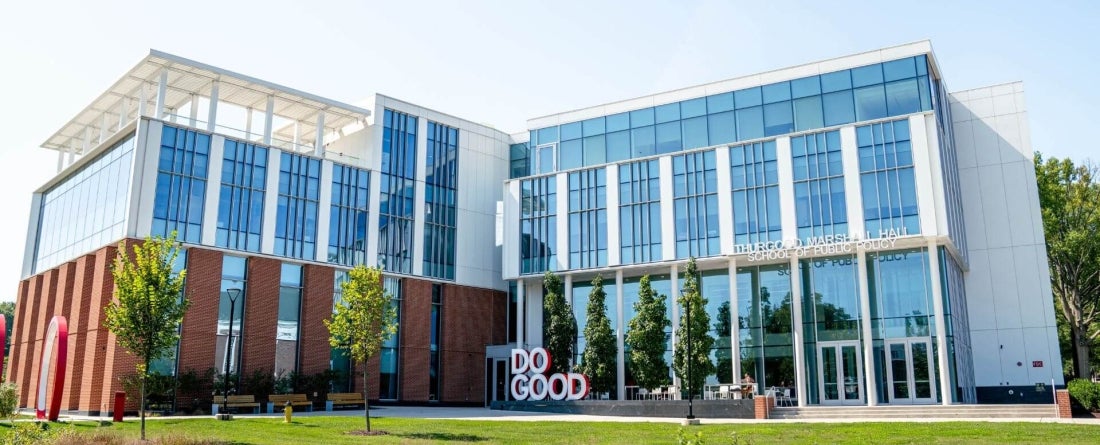 image of University of Maryland School of Public Policy building